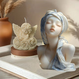 Princess Girl Silicone Candle Mold – Cute Aromatherapy Mold for Candles, Resin, Clay & Gypsum Crafts