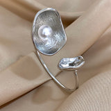 Trendy Gold Flower Cuff Bracelet for Women