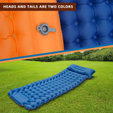Compact Self-Inflating Camping Mattress with Built-In Pump