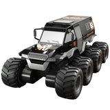 Vehículo anfibio todoterreno con control remoto JJRC Q137 8x8: camión de carreras todoterreno con tracción en las 8 ruedas
