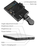 Portable Clip-On LED Selfie Light with Adjustable Brightness for Phones and Laptops