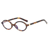 Gafas de sol pequeñas y sexys con diseño de leopardo ovalado: gafas modernas y bonitas para mujeres y hombres 🕶🐆