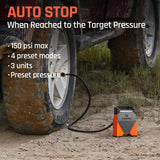 Heavy-Duty Electric Air Pump for Car and Bike Tires