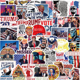 Donald Trump Cartoon Stickers - 10/30/50pcs Waterproof Decals for Laptop, Motorcycle & More