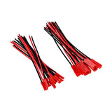20-Piece JST 2-Pin Connector Set - Male & Female Terminal Plugs for DIY Electronics