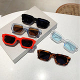 Vintage Rectangle Sunglasses – Stylish UV400 Protection for Men & Women