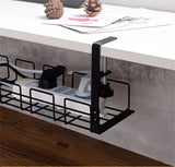Under Desk Cable Organizer – Heavy-Duty Wire Management Rack for Clutter-Free Workspace