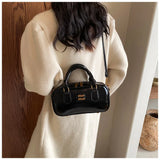Versatile PU Leather Bowling Bag with Interior Zipper Pocket – Unisex, Fashionable & Practical