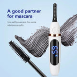 Rechargeable Heated Eyelash Curler with 3 Temperature Settings & USB Charging