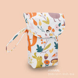 Bolsa organizadora de pañales para bebé, reutilizable, impermeable, bolsa de tela húmeda/seca, bolsa de almacenamiento para pañales de momia para llevar pañales desechables, ropa