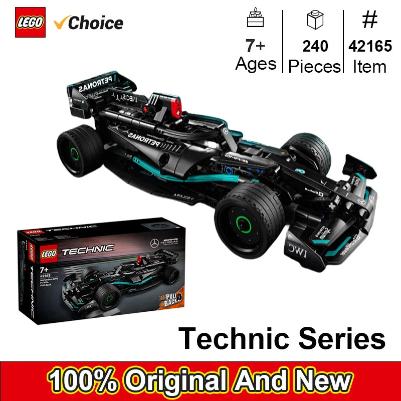 LEGO Technic Mercedes F1 W14 Pull-Back Race Car Toy for Kids