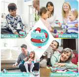Cubo antiestrés con forma de bola Orbit Ball: juguete sensorial antiestrés para niños y adultos, juguete giratorio para entrenar la concentración