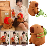 Capybara Plush Toy – Soft Stuffed Animal with Removable Outfit for Kids and Collectors