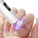 Portable UV LED Nail Lamp for Gel Polish – Rechargeable Mini Nail Dryer for Fast Curing