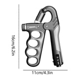 Pinza de mano ajustable | Entrenador de fuerza para antebrazos y dedos de 5 a 100 kg