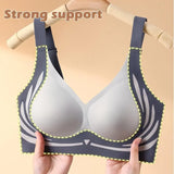 Wireless Push-Up Bra with Soft Support and Anti-Sagging Lift