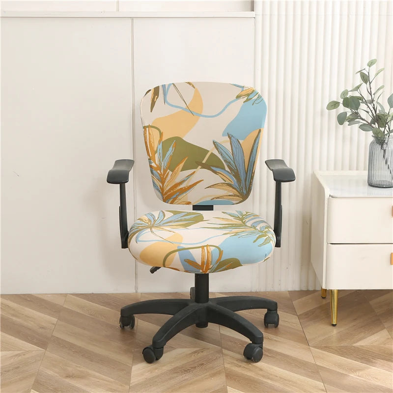 Stretchable Chair Covers 2-Pack – Spandex, Universal Fit for Office & Dining Chairs