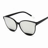 Nuevas gafas de sol de moda 2025: gafas de sol clásicas con espejo de metal vintage para mujer UV400