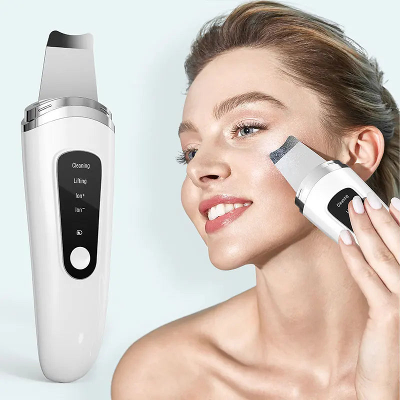 Ultrasonic Facial Skin Scrubber – Deep Pore Cleaner, Blackhead Remover & Anti-Acne Device