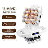 16-Head Full Body Massage Gun for Muscle Recovery and Pain Relief