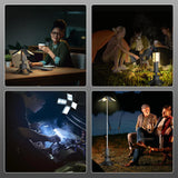 14000mAh Camping Lantern with 6000LM Brightness - Magnetic, Telescopic LED Light for Outdoor Adventures