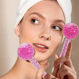 Professional Ice Globes for Face - Dual Cryo Facial Massage Set for Puffiness & Skin Tightening