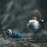Ultralight Titanium Camping Stove – 26g Portable Gas Burner for Outdoor Adventures