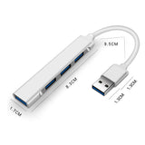 4-in-1 USB Type-C Hub – Multi-Function Dock with HDMI, VGA, Card Reader & RJ45