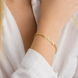 Personalized Name Bracelet - Custom Engraved Stainless Steel Cuban Chain for Men & Women