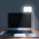 Clip-On LED Selfie Ring Light - Adjustable Phone/Laptop Light for Video Calls & Photography
