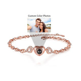 Personalized Photo Projection Bracelet – Custom Picture Jewelry Gift for Loved Ones