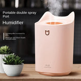 Humidificador de vapor frío de doble boquilla y gran capacidad con aromaterapia y luces LED