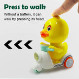 Interactive Walking Duck Toy – No Battery Educational Plastic Pet for Kids