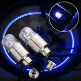 Motion-Activated LED Wheel Lights – Tire Valve Caps for Cars, Motorcycles & Bicycles