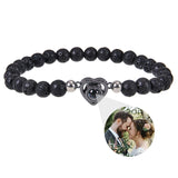 Personalized Photo Projection Bracelet – Custom Jewelry with Hidden Image