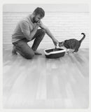 Caja de arena para gatos inteligente y automática con autolimpieza: grande, silenciosa, con control de olores y controlada por aplicación