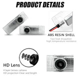 LED Car Door Lights – High Brightness Door Step Projector Shadow Light for All Vehicles