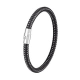 Men's Stainless Steel Wire Rope Charm Bracelet