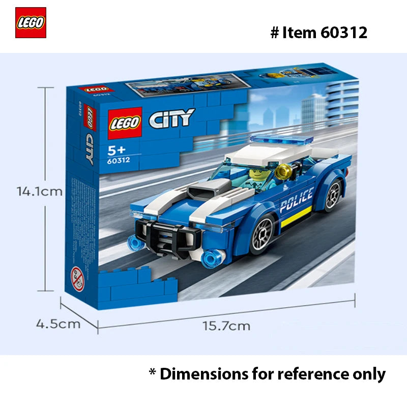 Police Car Building Set for Kids – LEGO City Adventure Toy for Ages 5+