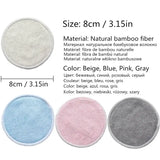 12-Pack Reusable Bamboo Makeup Remover Pads – Eco-Friendly & Gentle Facial Cleansing Rounds