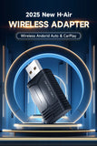 2-in-1 Wireless CarPlay & Android Auto Adapter - Dual-Band WiFi for Seamless Connectivity