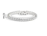 3mm Moissanite Tennis Bracelet - 925 Sterling Silver Sparkling Women's Jewelry