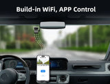 2K QHD Dash Cam with WiFi, Voice Control & Night Vision for Cars