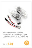 Custom LED Door Projector Lights for FIAT 500X 500L - OEM Ghost Shadow Welcome Lights