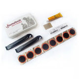 Universal Bicycle Tire Repair Kit with Self-Adhesive Patches and Tools