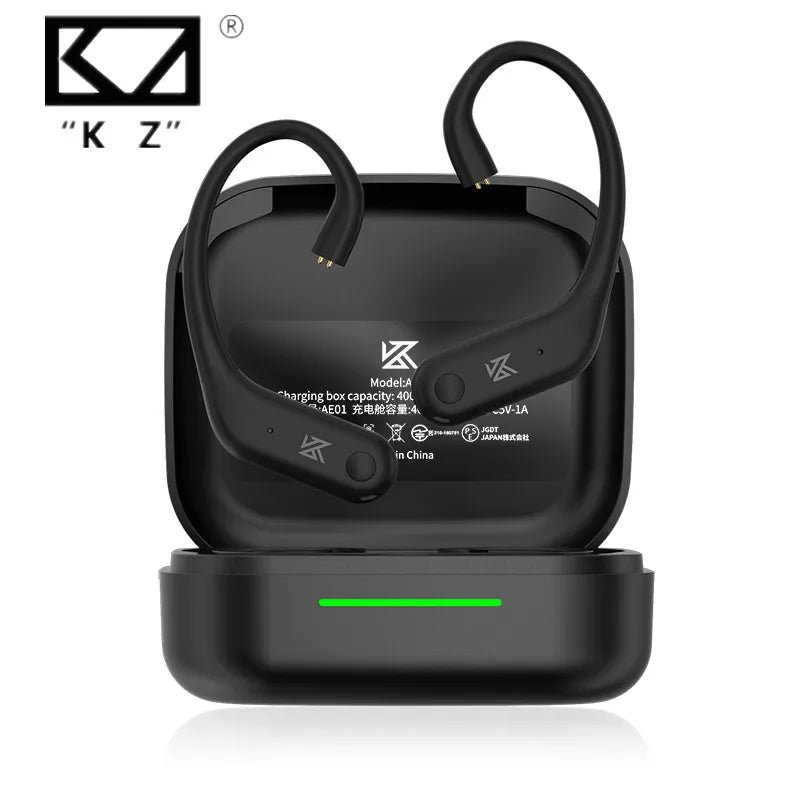 Bluetooth Ear Hook Adapter – Convert Wired Earphones to Wireless with HiFi Sound & Built-in Mic