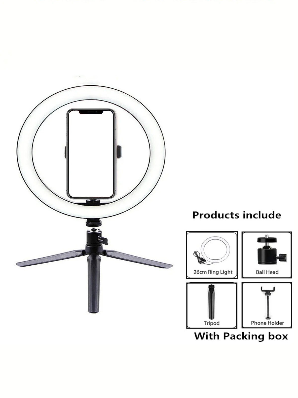 Adjustable Tripod Selfie Stick with Universal Phone Mount