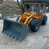 1:30 Scale RC Construction Truck - 4WD Remote Control Bulldozer with Metal Shovel