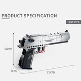 Rubber Band Shooting M4A1 Sniper Rifle Building Block Toy – Compatible with Major Brands