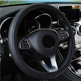 Universal Microfiber Leather Steering Wheel Cover – Four Season Breathable Skidproof Grip